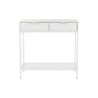 Console DKD Home Decor Metal MDF White (80 x 35 x 81 cm)