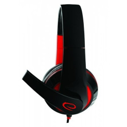 Headphones with Microphone Esperanza EGH300R Black Red