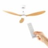 LED Ceiling Fan with 3 ABS Blades Wuled InnovaGoods Wood 36 W 52" Ø132 cm