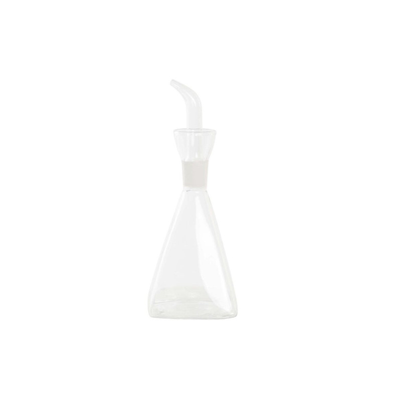 Cruet DKD Home Decor 250 ml 7 x 7 x 19,5 cm Transparent Borosilicate Glass