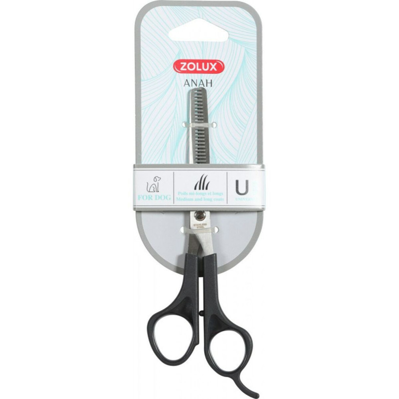 Scissors Zolux 470836 Black Multicolour Black/Silver Stainless steel