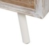 Nightstand COUNTRY Natural White Fir wood 50 x 35 x 55 cm MDF Wood