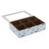 Box for Infusions Versa Fish Wood 17 x 7 x 24 cm