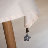 Tablecloth Clip Versa Metal Plastic Zinc Alloy 7 x 3 cm Star 4 Pieces