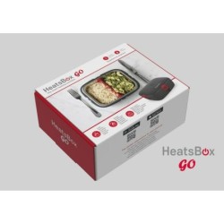 Lunch box HeatsBox HB-04-102B Black Rectangular 0,925 l