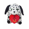 Fluffy toy Creaciones Llopis Dog Heart 28 cm Dalmatian