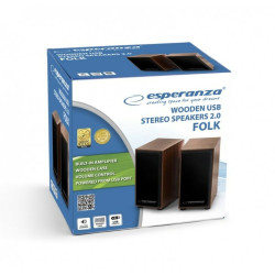 PC Speakers Esperanza 2.0 FOLK Wood