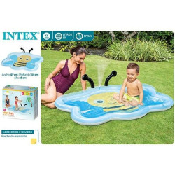 Inflatable Paddling Pool for Children Colorbaby Bee Multicolour 59 L 127 x 102 x 28 cm