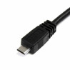 USB 2.0 A to Micro USB B Cable Startech USB2HAUBY3 Black