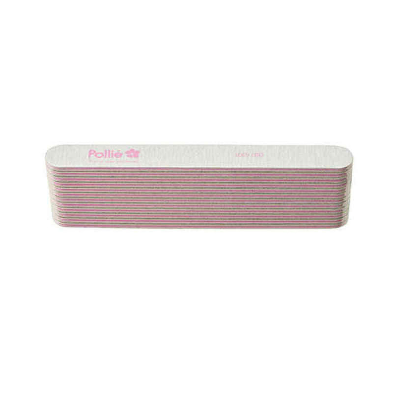 Nail file Eurostil 12 LIMAS Padded Straight (12 uds)