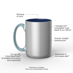 Customisable Mug for Cutting Plotter Cricut OCEAN