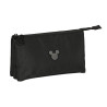 Triple Carry-all Mickey Mouse Clubhouse Premium Black (22 x 12 x 3 cm)