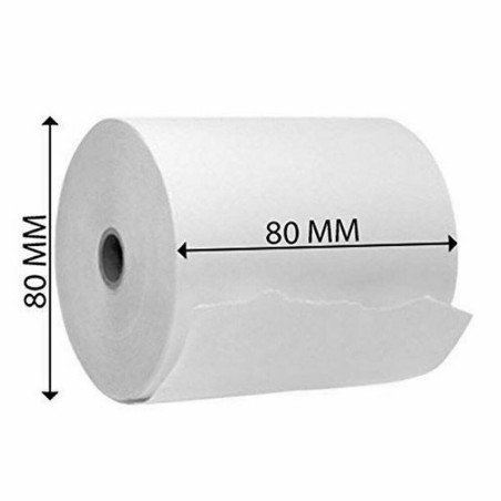 Thermal Paper Roll Nilox NX-RTNL04080 48 Units White Multicolour 80 mm