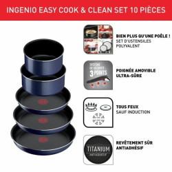 Cookware Tefal L1579102 10 Pieces