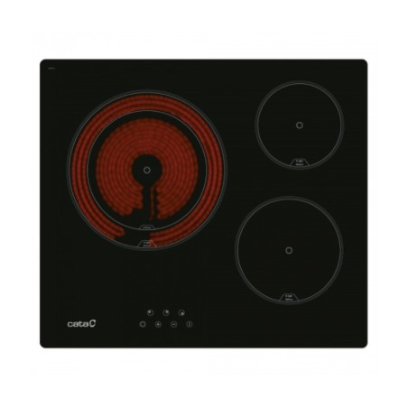 Glass-Ceramic Hob Cata TD6003BK 5400W 60 cm