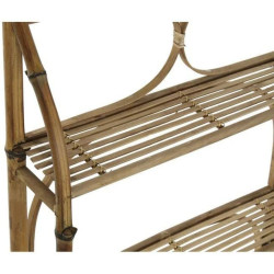 Shelves DKD Home Decor Natural Rattan Bamboo 3 Shelves (62 x 15 x 103 cm)