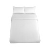 Duvet cover set Alexandra House Living Qutun White King size 3 Pieces