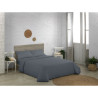 Duvet cover set Alexandra House Living Qutun Dark grey King size 3 Pieces