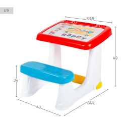 Desk Fisher Price Plastic 53,5 x 49 x 72,5 cm (3 Units)