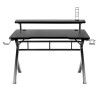 Desk Huzaro Hero 5.0 Black Carbon fibre 120 x 60 cm