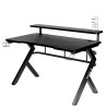 Desk Huzaro Hero 5.0 Black Carbon fibre 120 x 60 cm