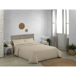 Duvet cover set Alexandra House Living Qutun Taupe King size 3 Pieces