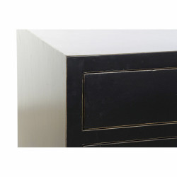 Sideboard DKD Home Decor   Black Golden Metal Poplar 150 x 50 x 80 cm