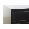 Sideboard DKD Home Decor   Black Golden Metal Poplar 150 x 50 x 80 cm