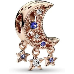 Woman's charm link Pandora LUNA E STELLE