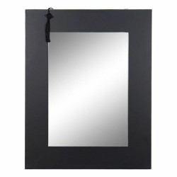 Wall mirror DKD Home Decor Black Oriental MDF Wood (70 x 2 x 90 cm)