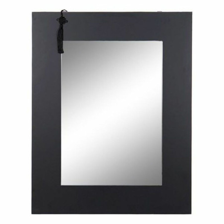 Wall mirror DKD Home Decor Black Oriental MDF Wood (70 x 2 x 90 cm)