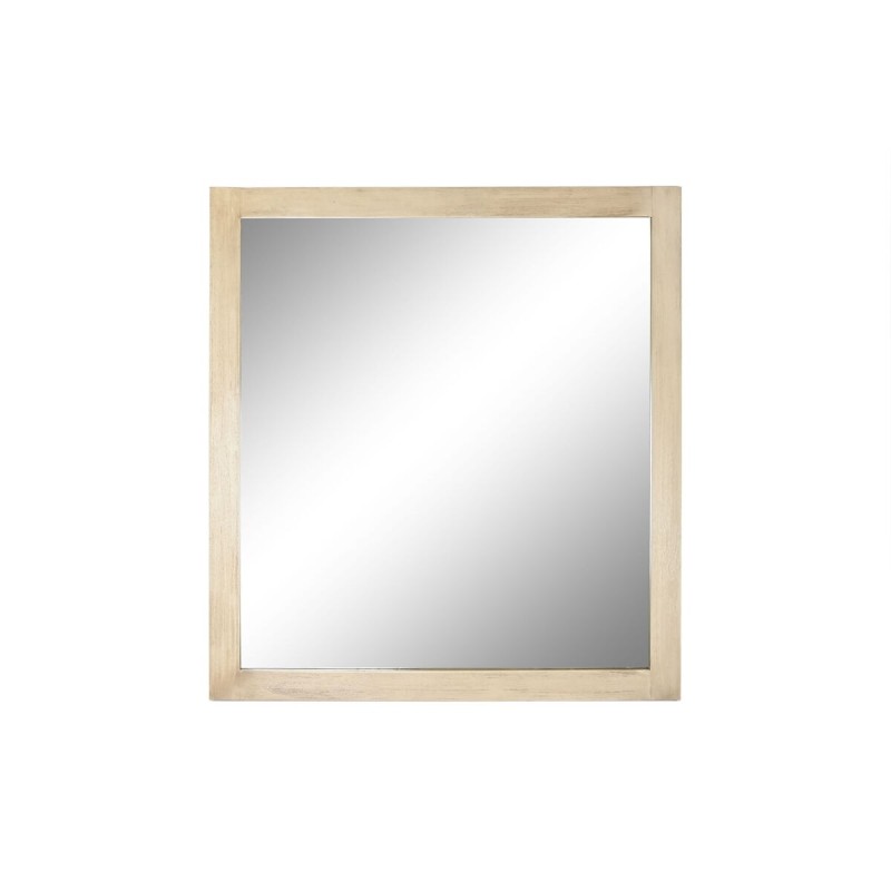 Wall mirror Home ESPRIT Natural Acacia Tropical 92 x 2 x 100 cm