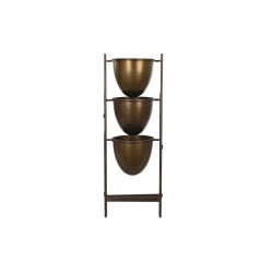 Planter DKD Home Decor Black Metal Copper Vintage (35 x 26,5 x 105 cm)