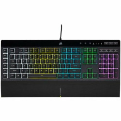 Pack Gaming Corsair K55 RGB PRO + HS55 + HARPOON RGB PRO + MM100 Spanish Qwerty