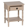 Nightstand White 48 x 40 x 61 cm