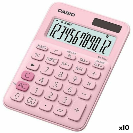 Calculator Casio MS-20UC Pink 2,3 x 10,5 x 14,95 cm (10 Units)