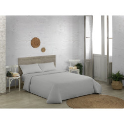 Duvet cover set Alexandra House Living QUTUN Pearl Gray Double 3 Pieces