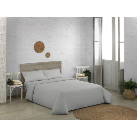 Duvet cover set Alexandra House Living QUTUN Pearl Gray Double 3 Pieces