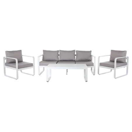 Garden sofa DKD Home Decor Grey Aluminium 78 cm 184 x 72 x 78 cm