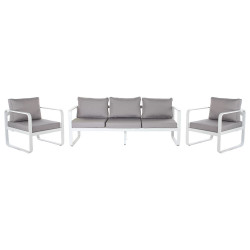 Garden sofa DKD Home Decor Grey Aluminium 78 cm 184 x 72 x 78 cm