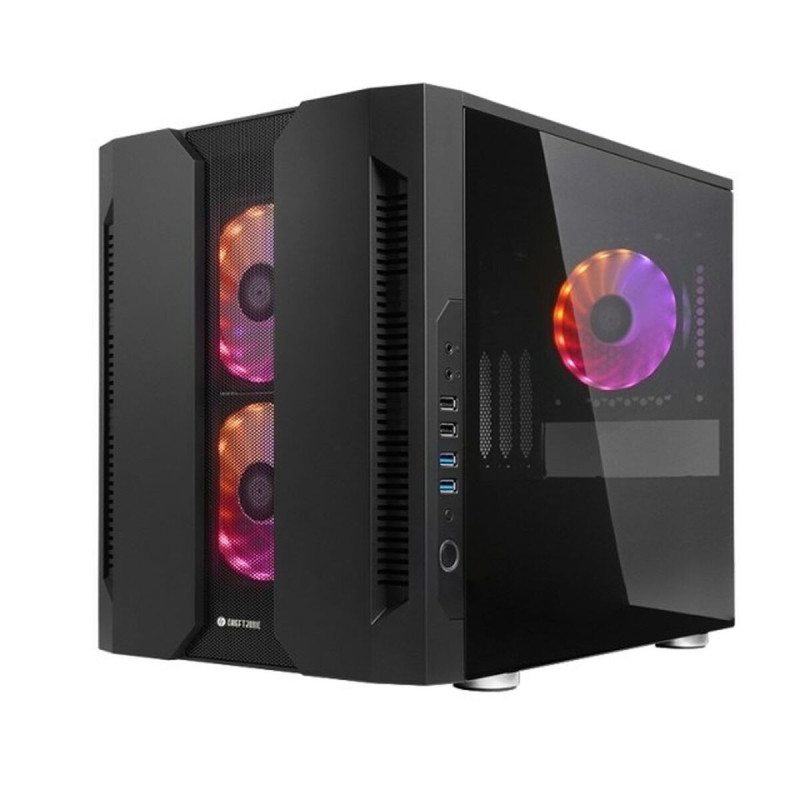 ATX Semi-tower Box Chieftec GM-02B-OP Black Multicolour