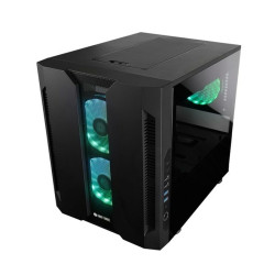 ATX Semi-tower Box Chieftec GM-02B-OP Black Multicolour