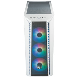 ATX Semi-tower Box Cooler Master MB520-WGNN-S00 White Multicolour