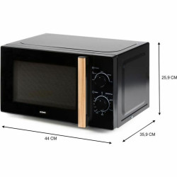 Microwave DOMO Black 700 W 20 L