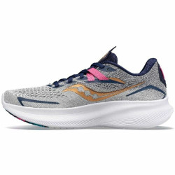 Running Shoes for Adults Saucony Ride 15 Light grey Lady