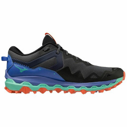 Running Shoes for Adults Mizuno Wave Mujin 9 Black Moutain