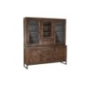 Display Stand DKD Home Decor Brown Teak Metal (160 x 40 x 175 cm)