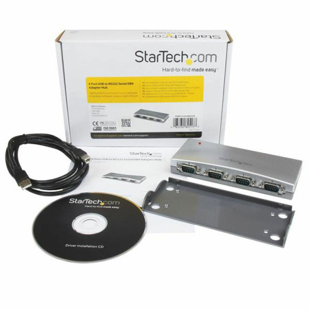 USB to RS232 Adapter Startech ICUSB2324 Silver