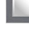 Wall mirror 56 x 2 x 126 cm Grey Wood White