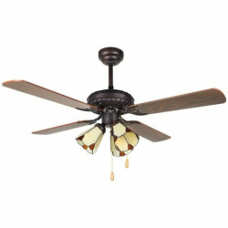 Ceiling Fan with Light Orbegozo CT55106 Black 60 W